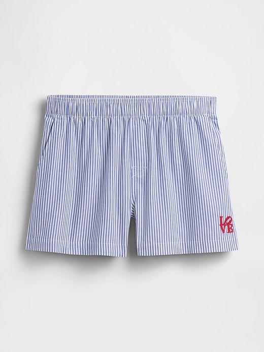 Image number 8 showing, Robert Indiana LOVE Poplin PJ Boxer Shorts