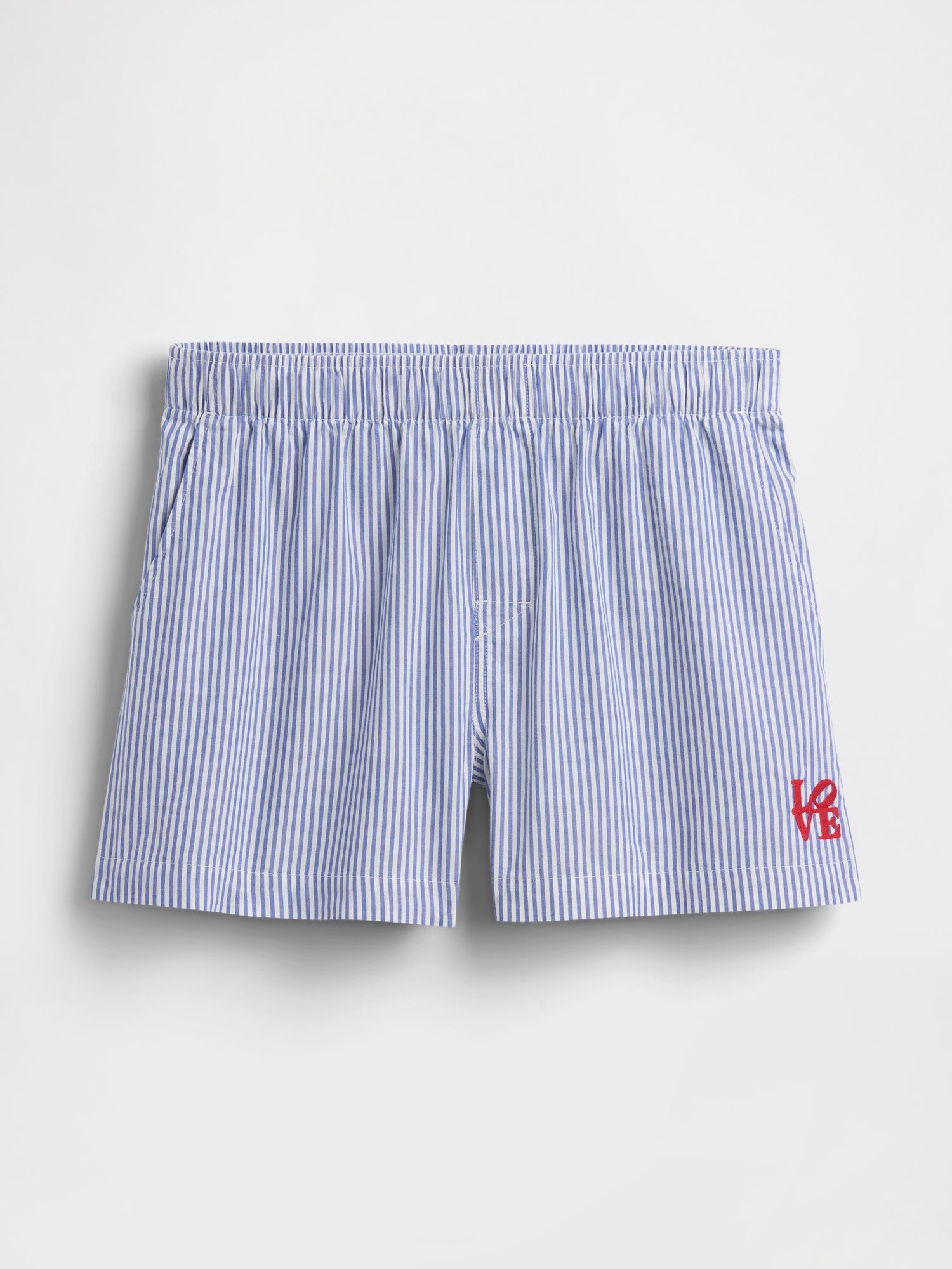 Robert Indiana LOVE Poplin PJ Boxer Shorts