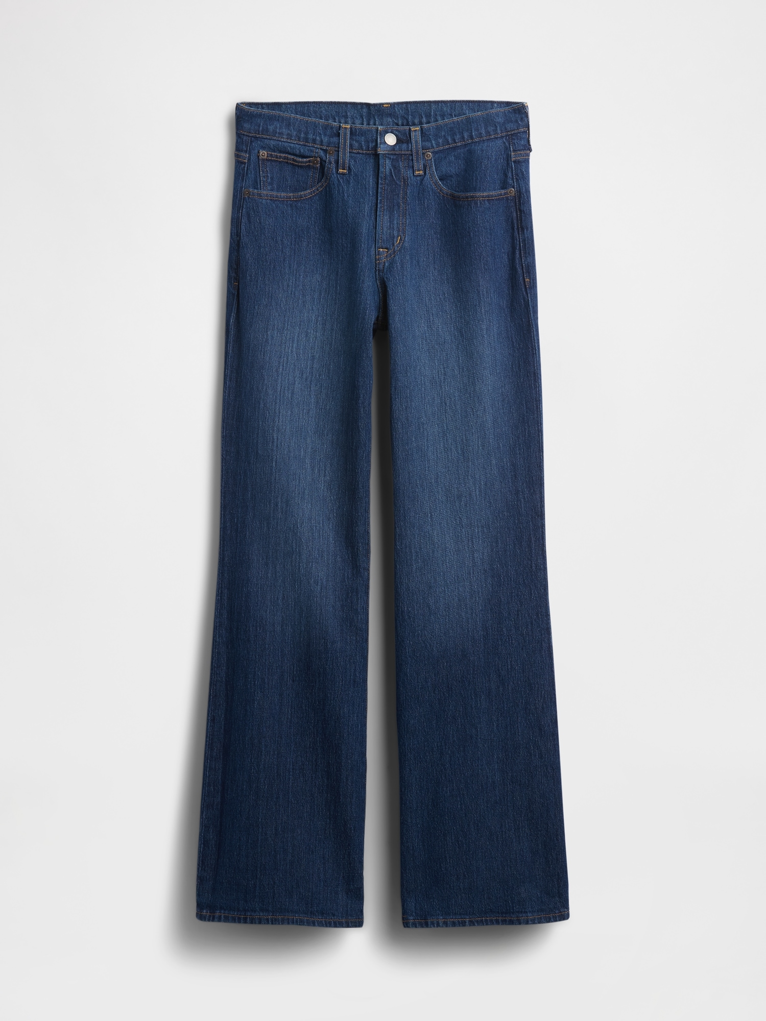 Женские джинсы Gap Mid Rise Relaxed Flare Jeans — фото 5
