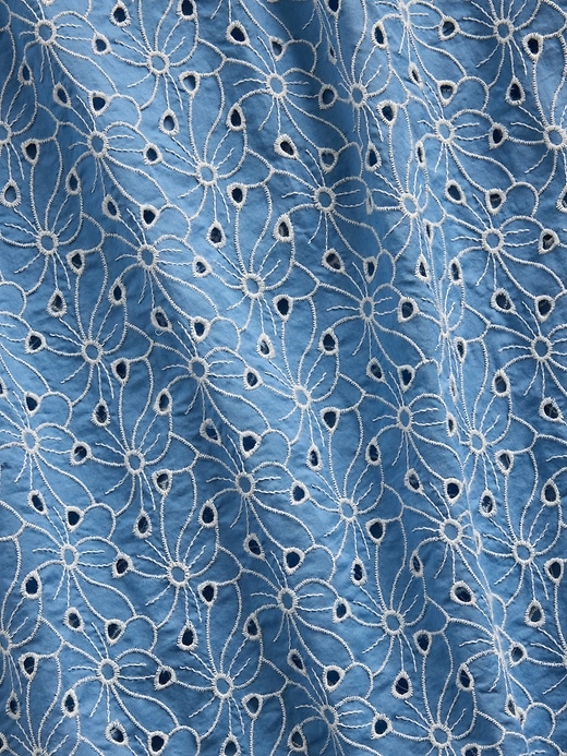 Image number 5 showing, High Rise Eyelet Maxi Skirt