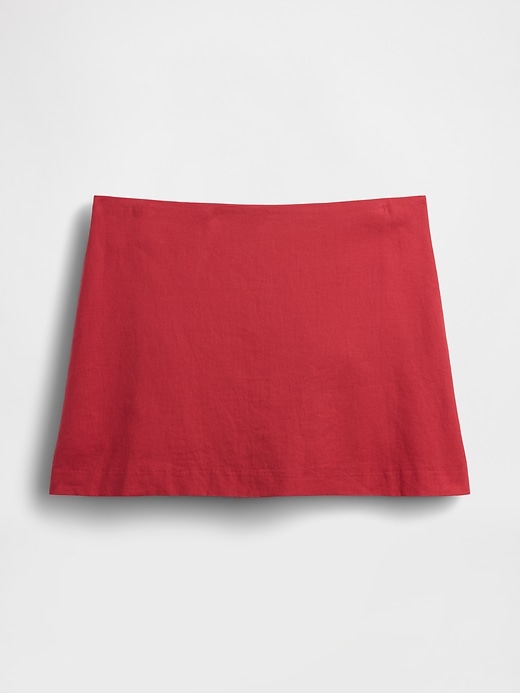 Image number 6 showing, Linen-Blend Mini Skort