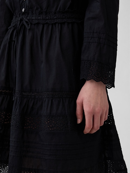 Image number 6 showing, Lace-Trim Mini Dress