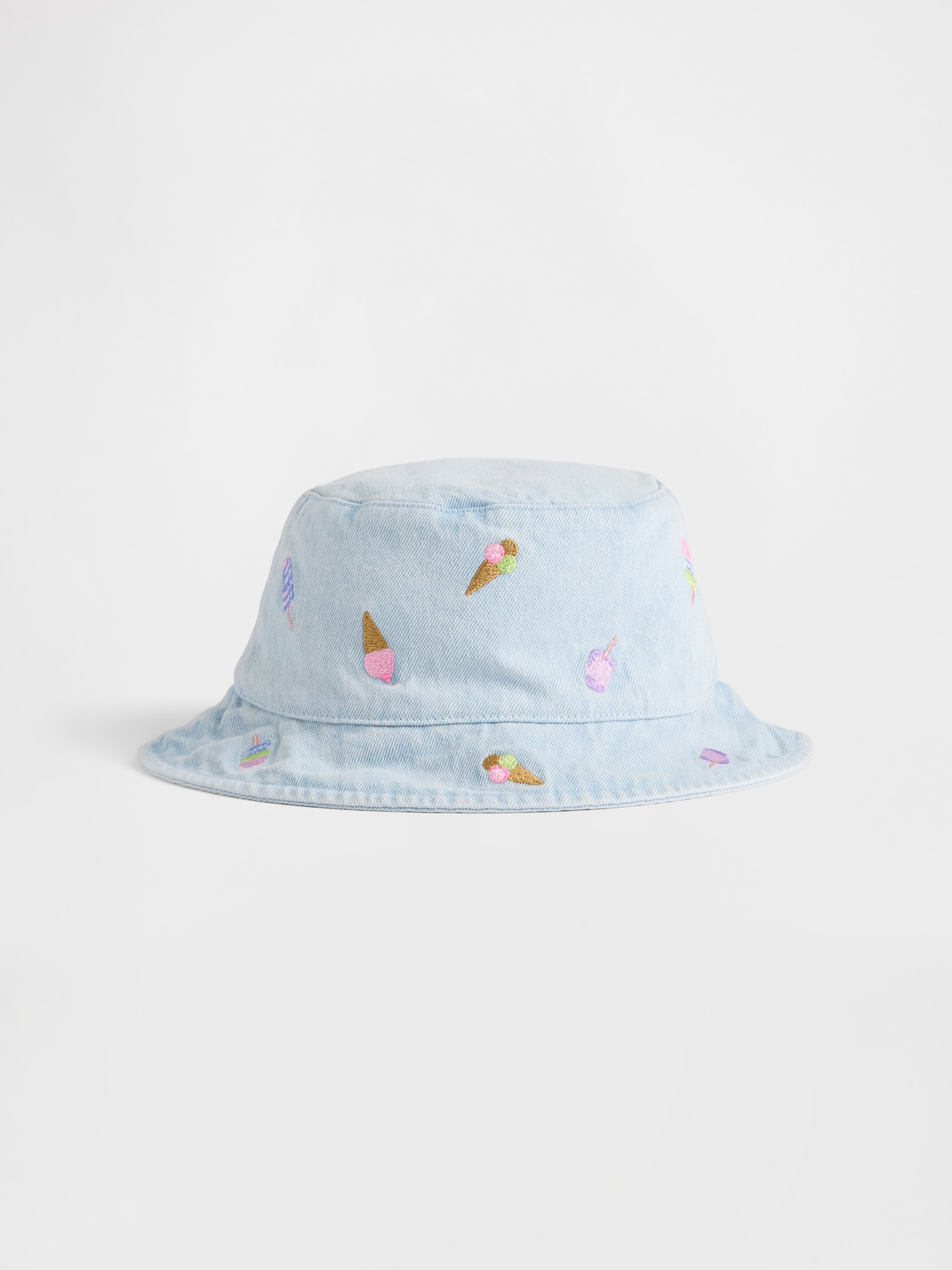 Baby & Toddler Embroidered Denim Bucket Hat