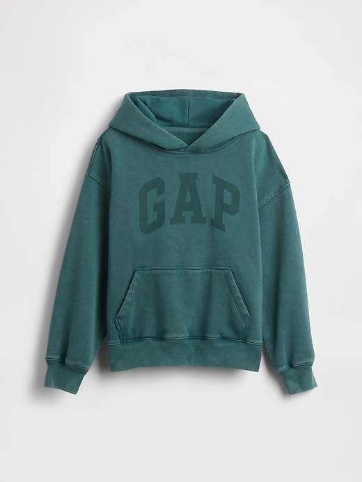 Image number 2 showing, Kids VintageSoft Relaxed Logo Hoodie