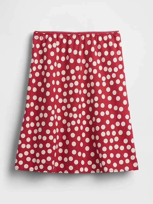 Image number 5 showing, Linen-Blend Dotted Skirt