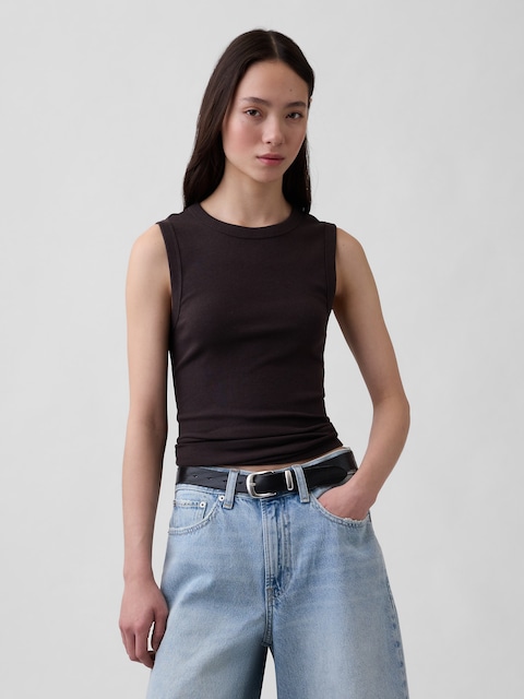 Modern Crewneck Tank Top