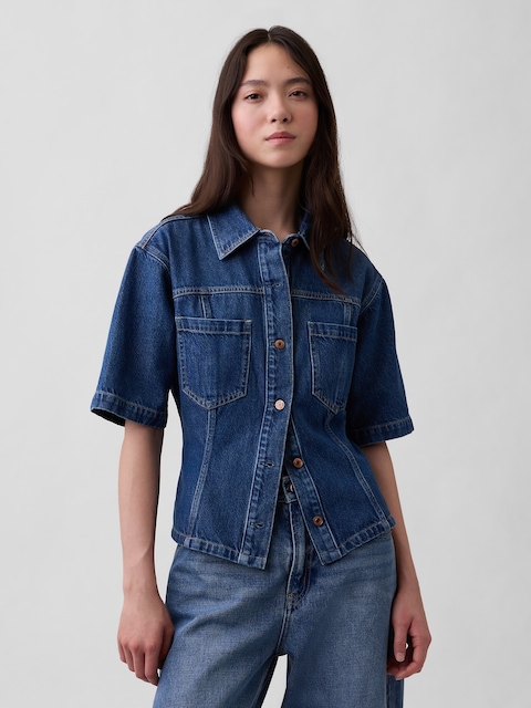 UltraSoft Denim Pocket Shirt