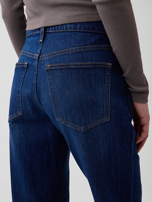 Image number 6 showing, Mid Rise Relaxed Flare Jeans