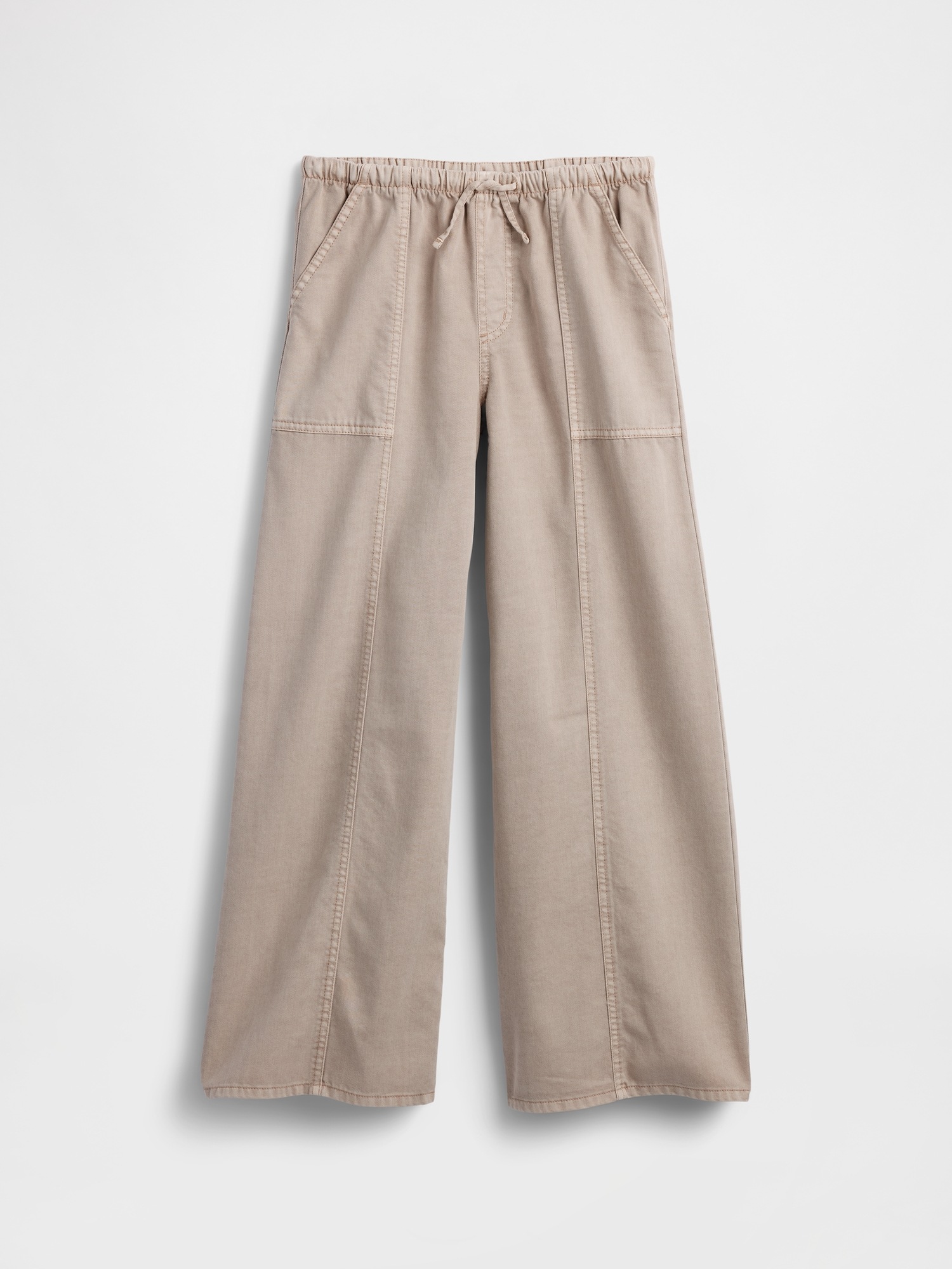 Детские брюки Gap Kids Twill Baggy Pants — фото 2