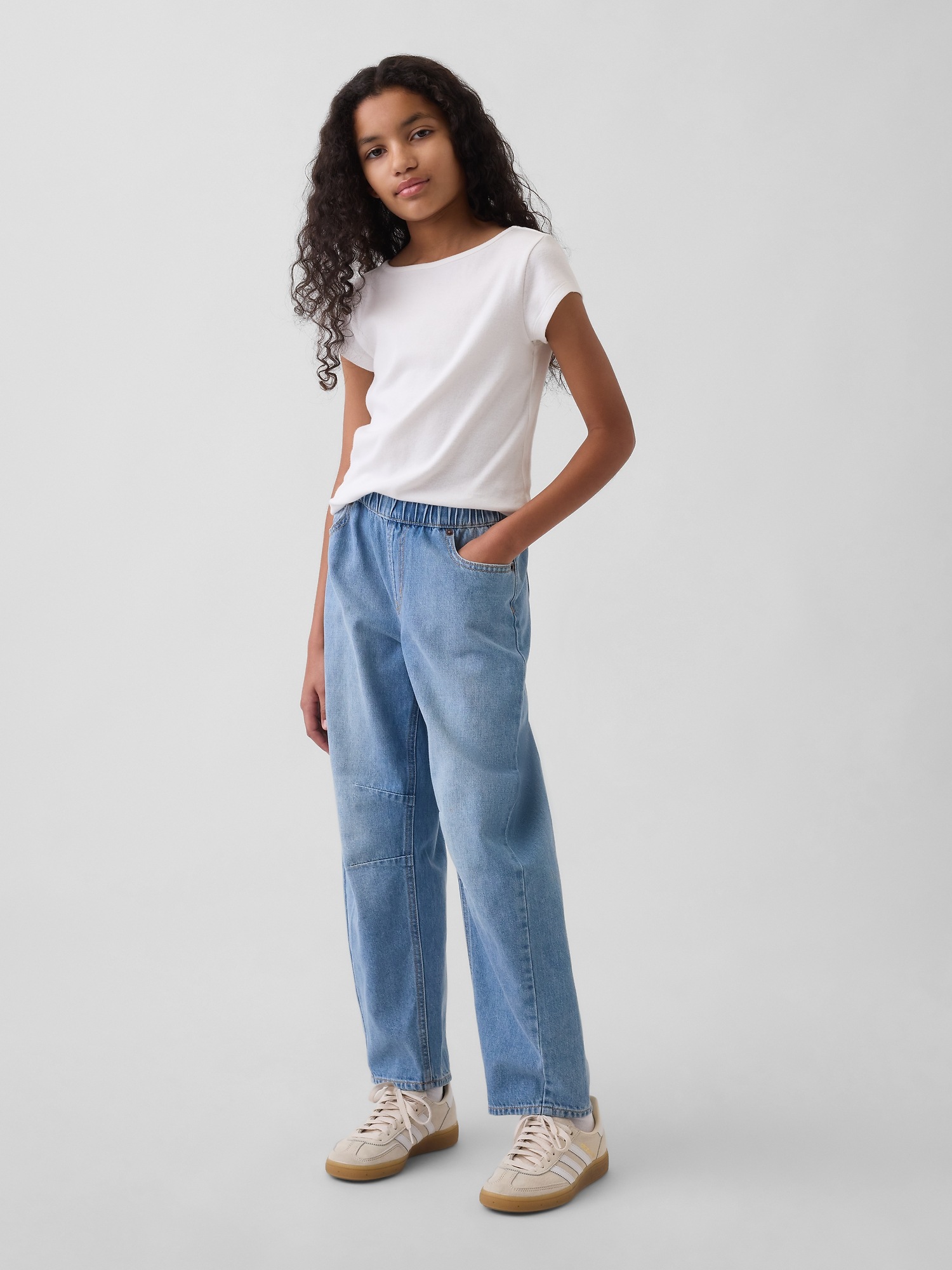 Детские джинсы Gap Kids High Rise Easy Barrel Jeans