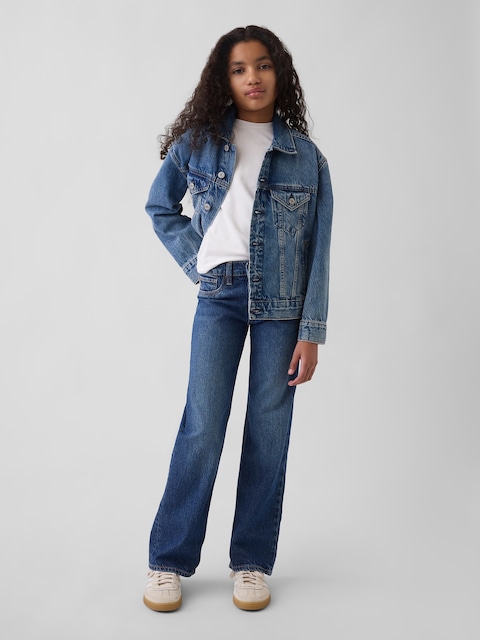 Kids Low Rise Relaxed Straight Jeans
