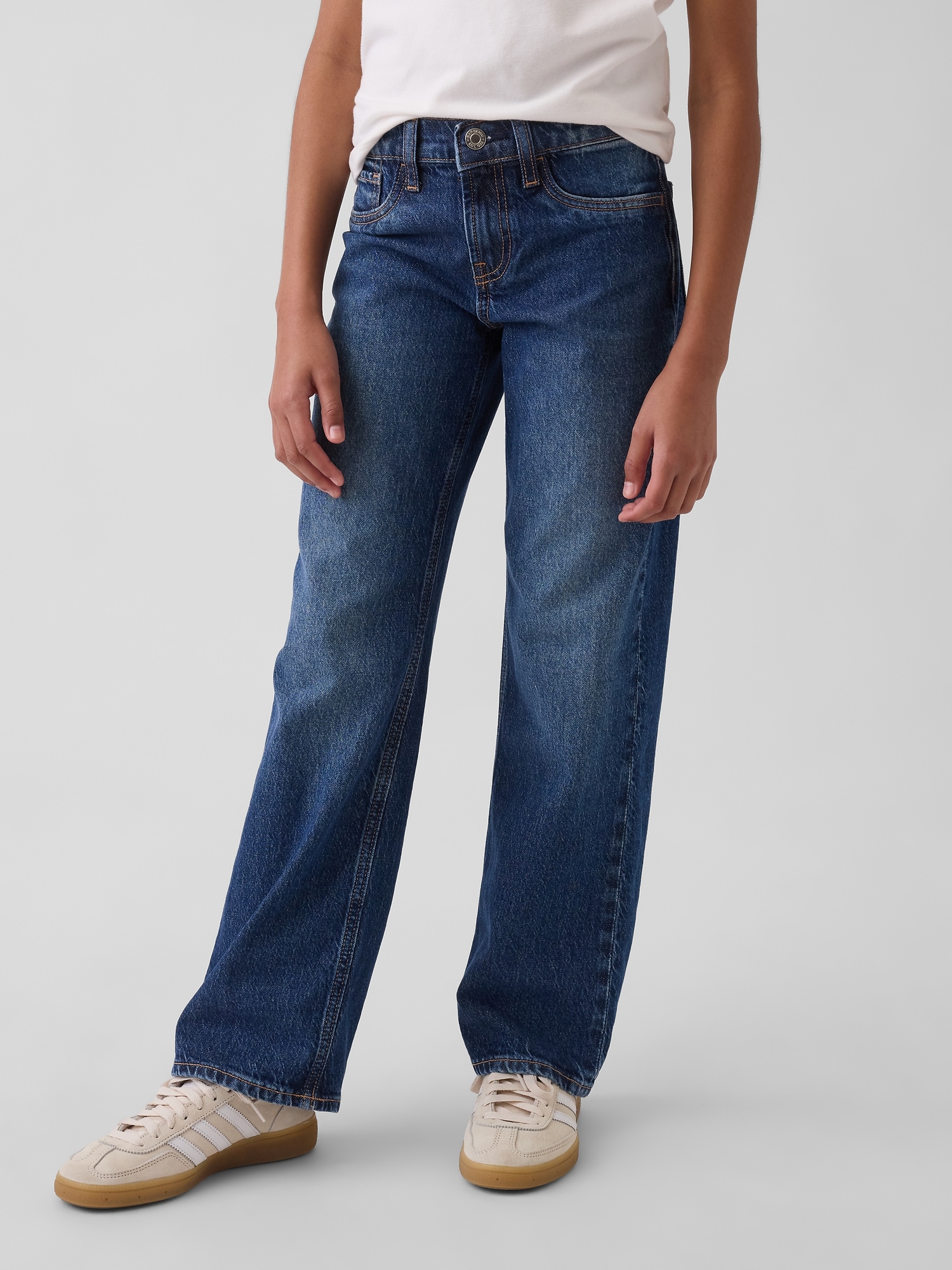 Kids Low Rise Straight Jeans