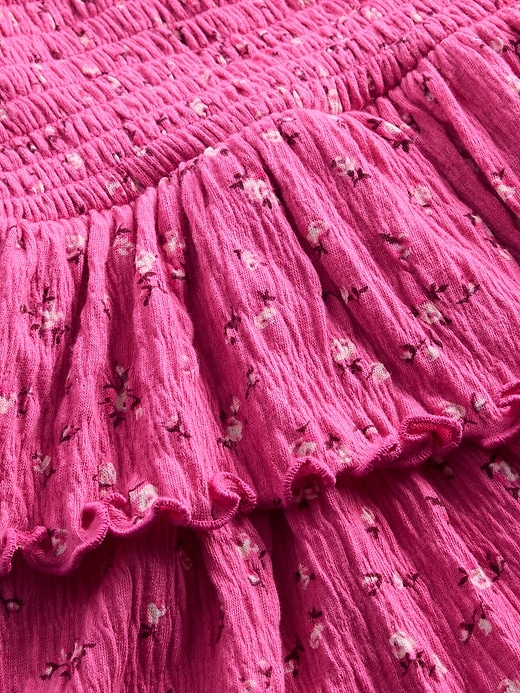 Image number 4 showing, Kids Crinkle Knit Tiered Skort