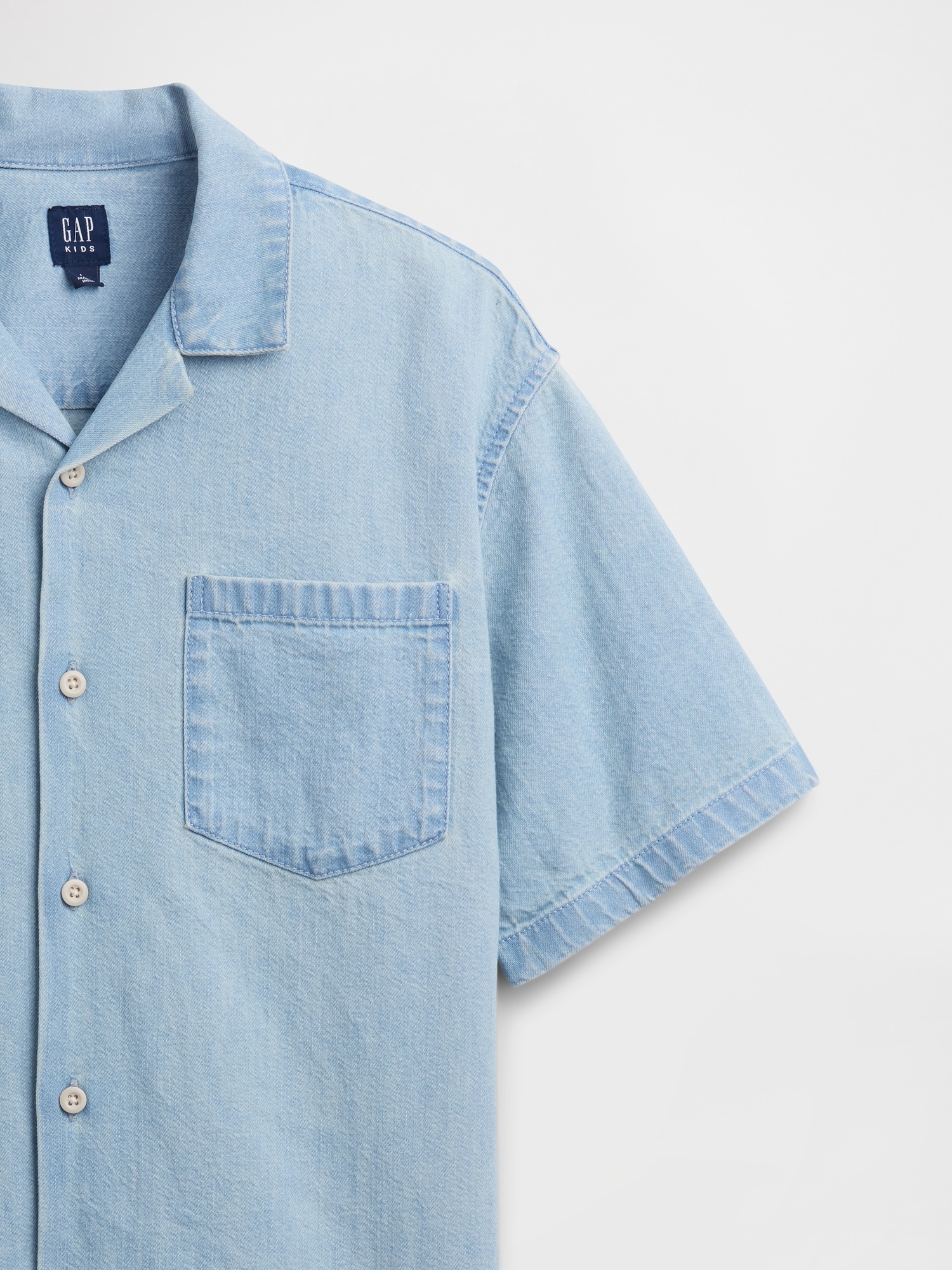 Kids Denim Relaxed Shirt