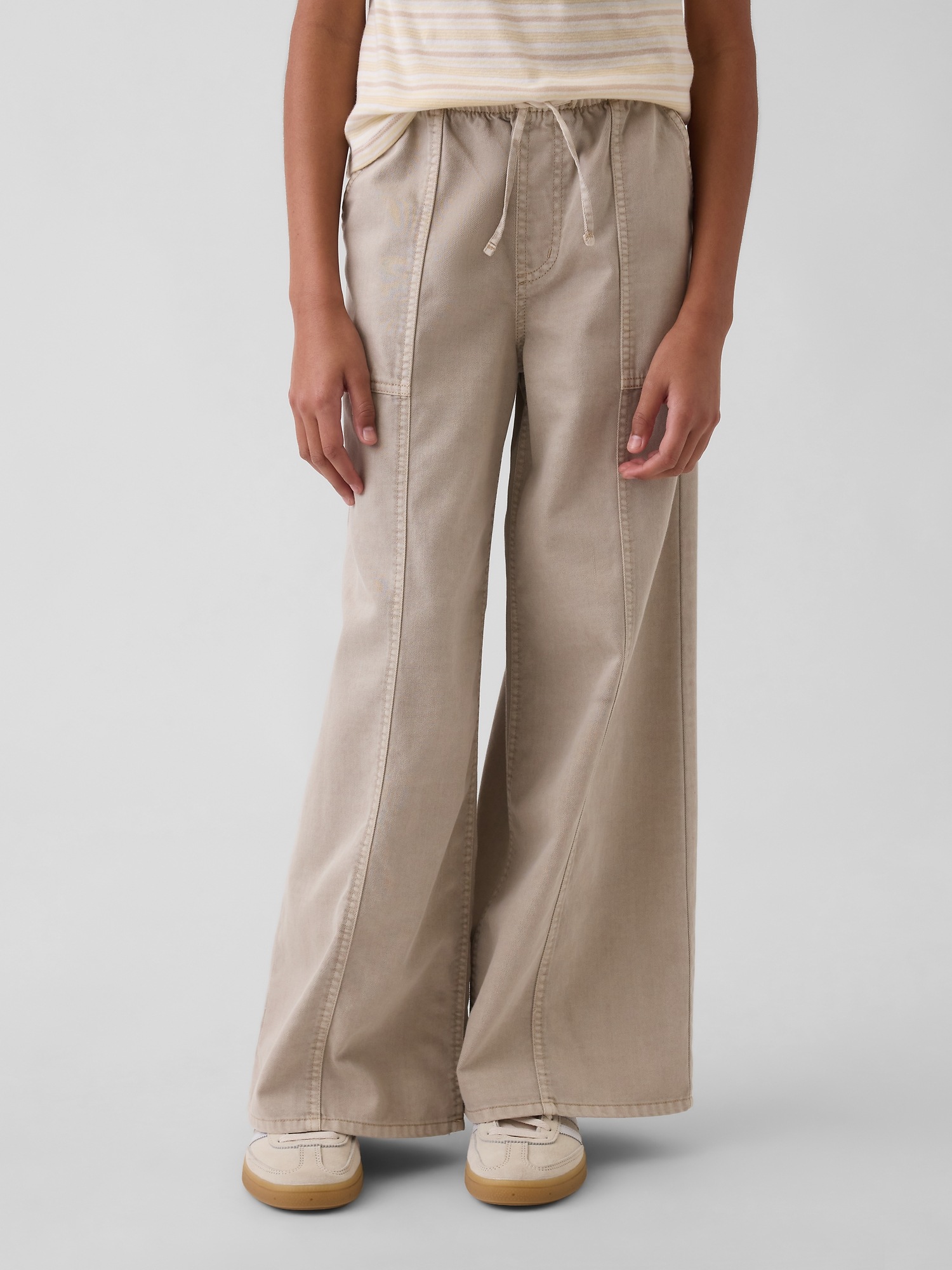 Детские брюки Gap Kids Twill Baggy Pants — фото 3