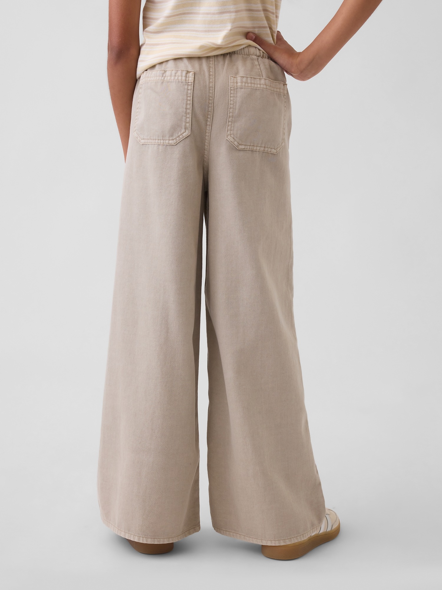 Детские брюки Gap Kids Twill Baggy Pants — фото 4