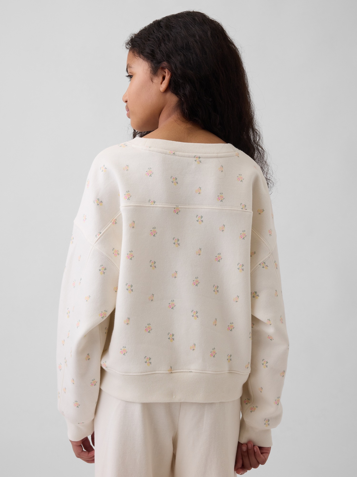 Детские толстовки Gap VintageSoft Wedge Crewneck, цвет: С принтом — фото 3