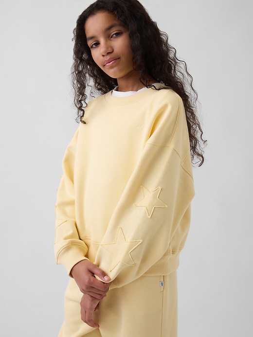 Image number 1 showing, Kids VintageSoft Wedge Crewneck Sweatshirt