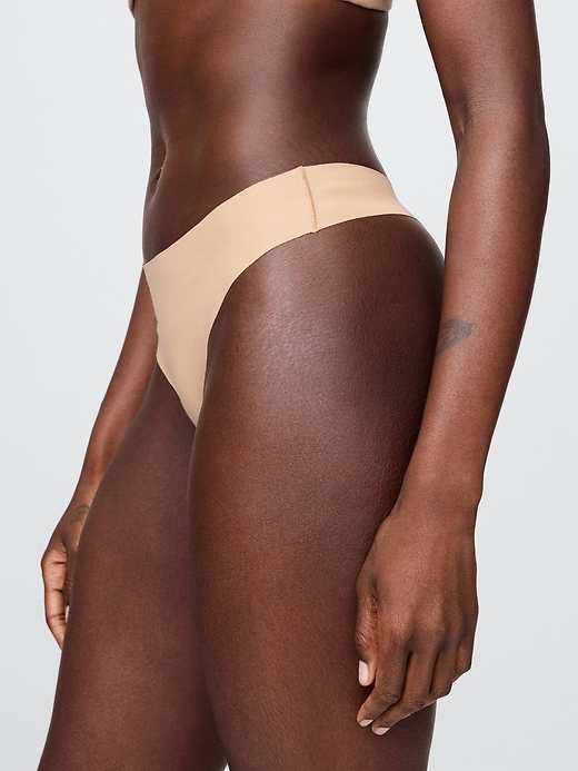 Image number 2 showing, Organic Stretch Cotton No Show Thong