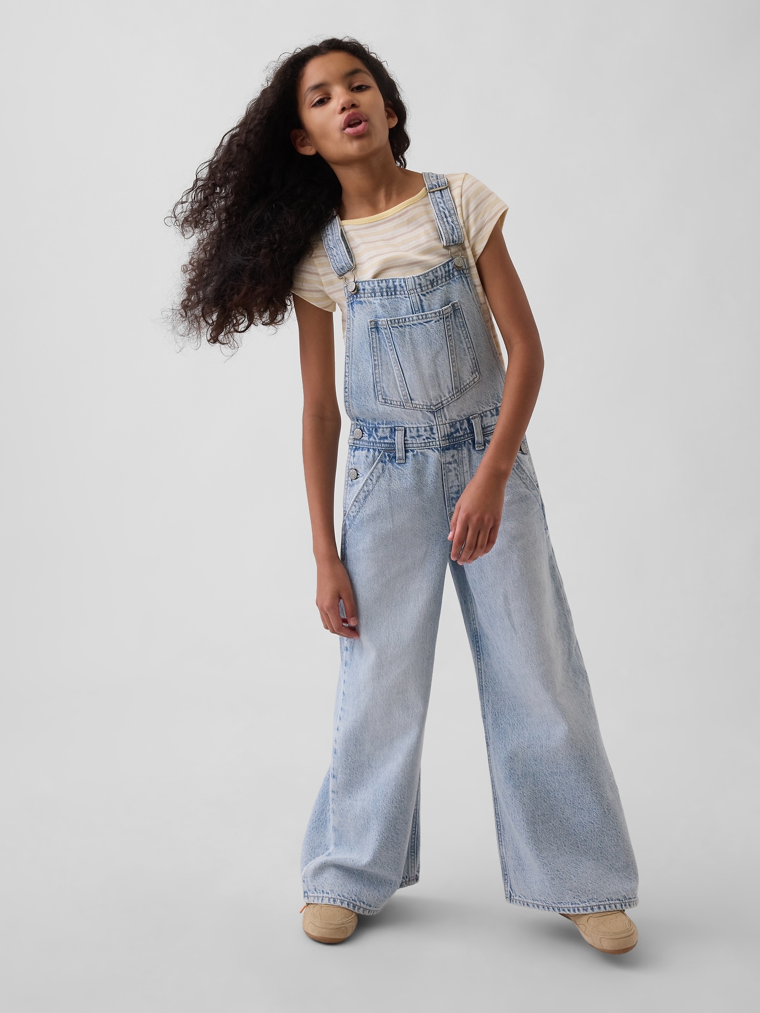 Kids Baggy Overalls
