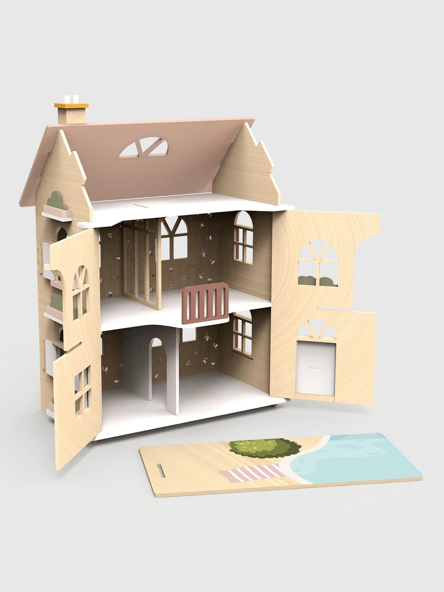 Flowers Cottage with Starter Set Toddler Toy