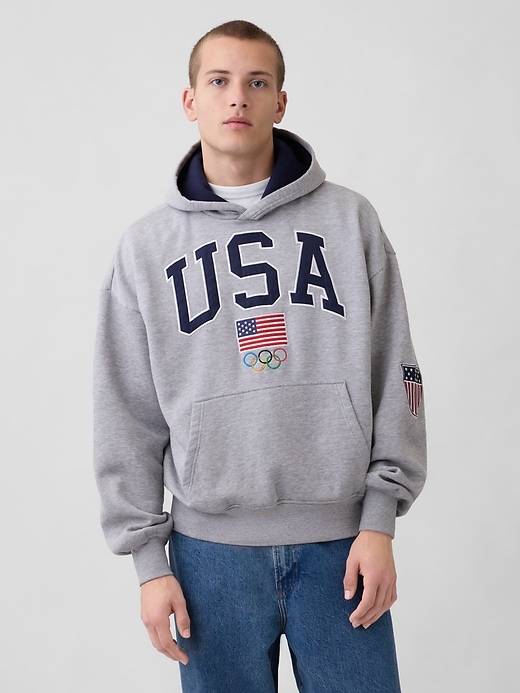 Image number 1 showing, Adult Team USA Heavyweight Oversized Hoodie