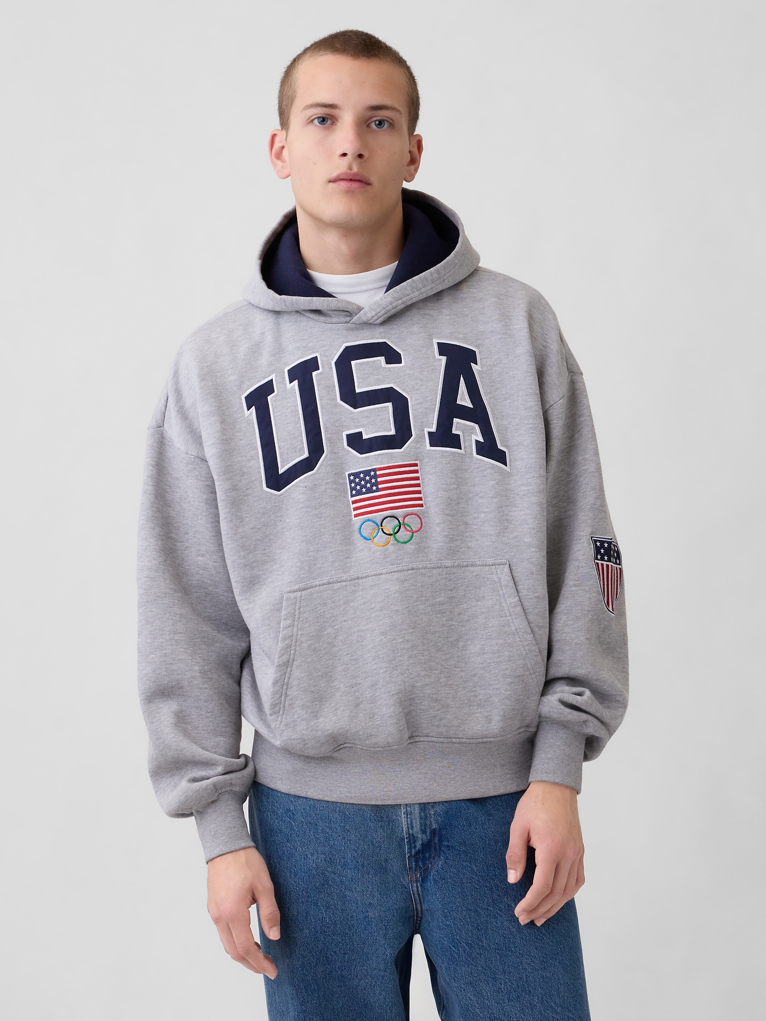 Adult Team USA Heavyweight Oversized Hoodie
