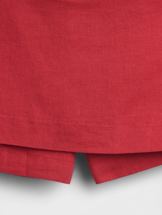 Image number 5 showing, Linen-Blend Mini Skort