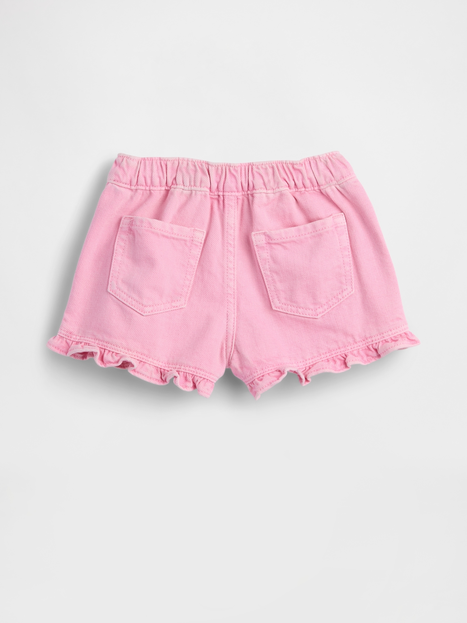 Baby & Toddler Denim Stride Pull-On Ruffle Shorts
