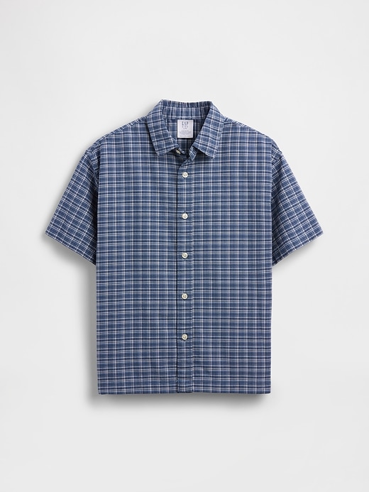 Image number 2 showing, Kids Relaxed Plaid Oxford Shirt