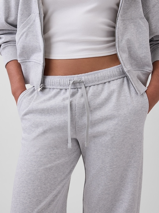 Image number 5 showing, VintageSoft Terry Wide-Leg Sweatpants