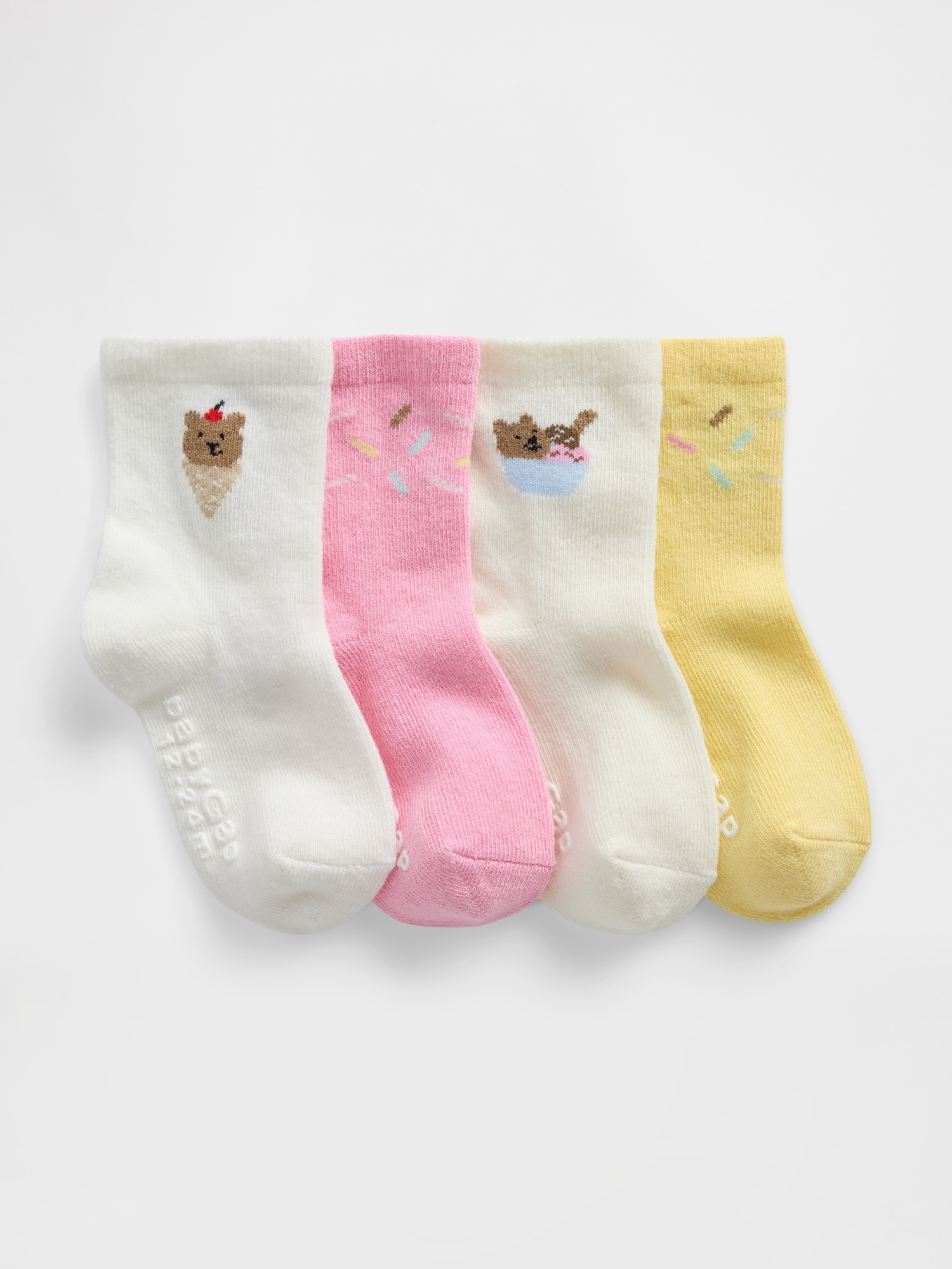 Baby & Toddler Brannan Bear Ice Cream Socks (4-Pack)