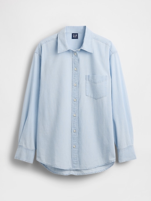 Image number 5 showing, Denim Big Shirt