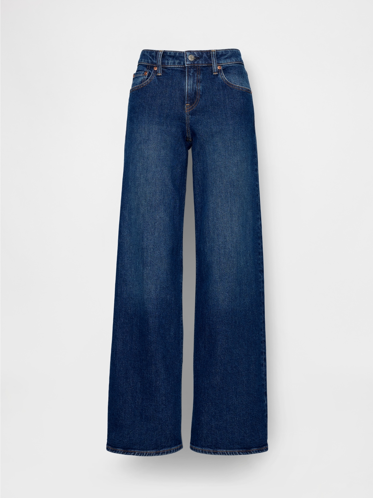 Low Rise Stride Wide-Leg Jeans