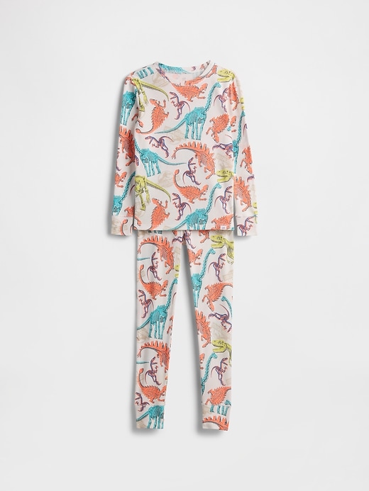 Image number 1 showing, Kids Organic Brushed Cotton PJ Set