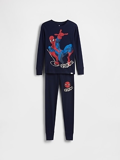 Kids Spider-Man Organic Brushed Cotton PJ Set