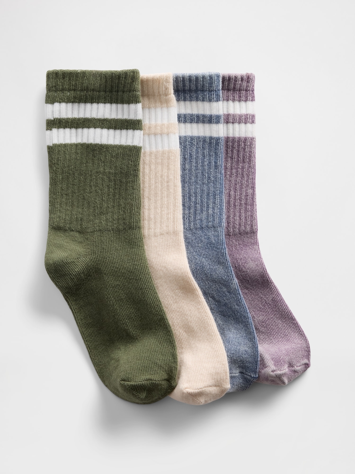 Kids Varsity Crew Socks (4-Pack)