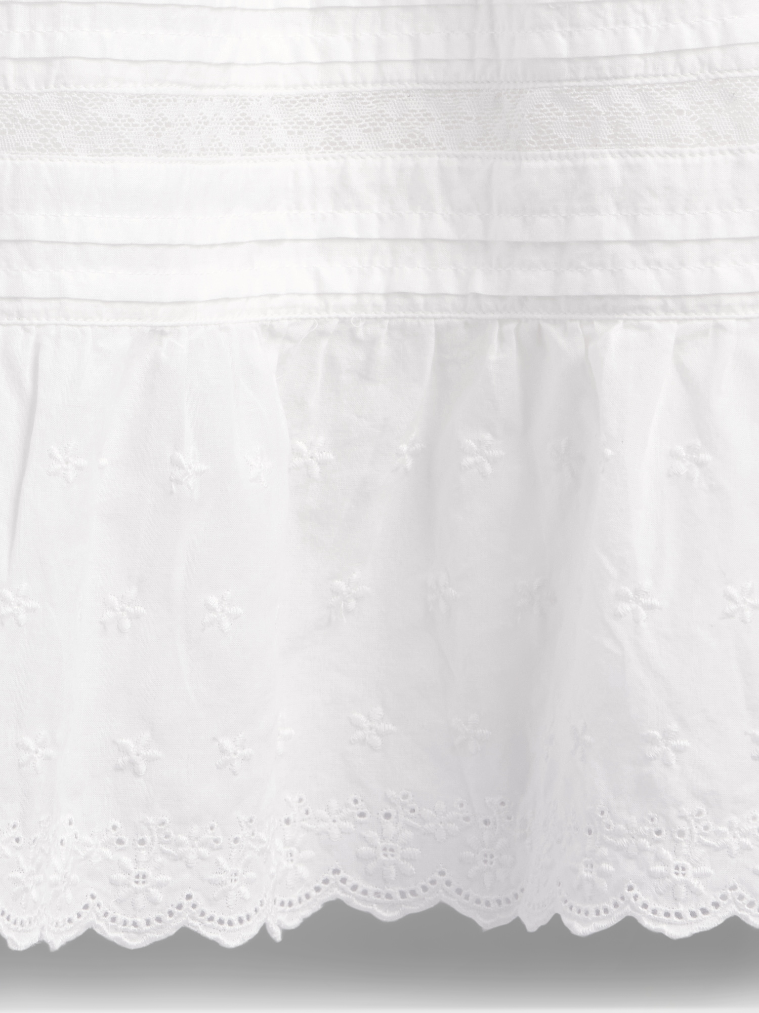 High Rise Tiered Lace-Trim Maxi Skirt