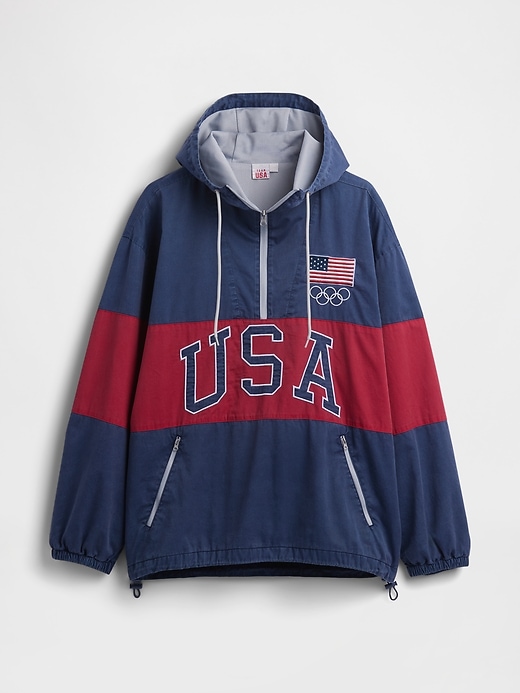 Image number 6 showing, Adult Team USA Oversized Anorak