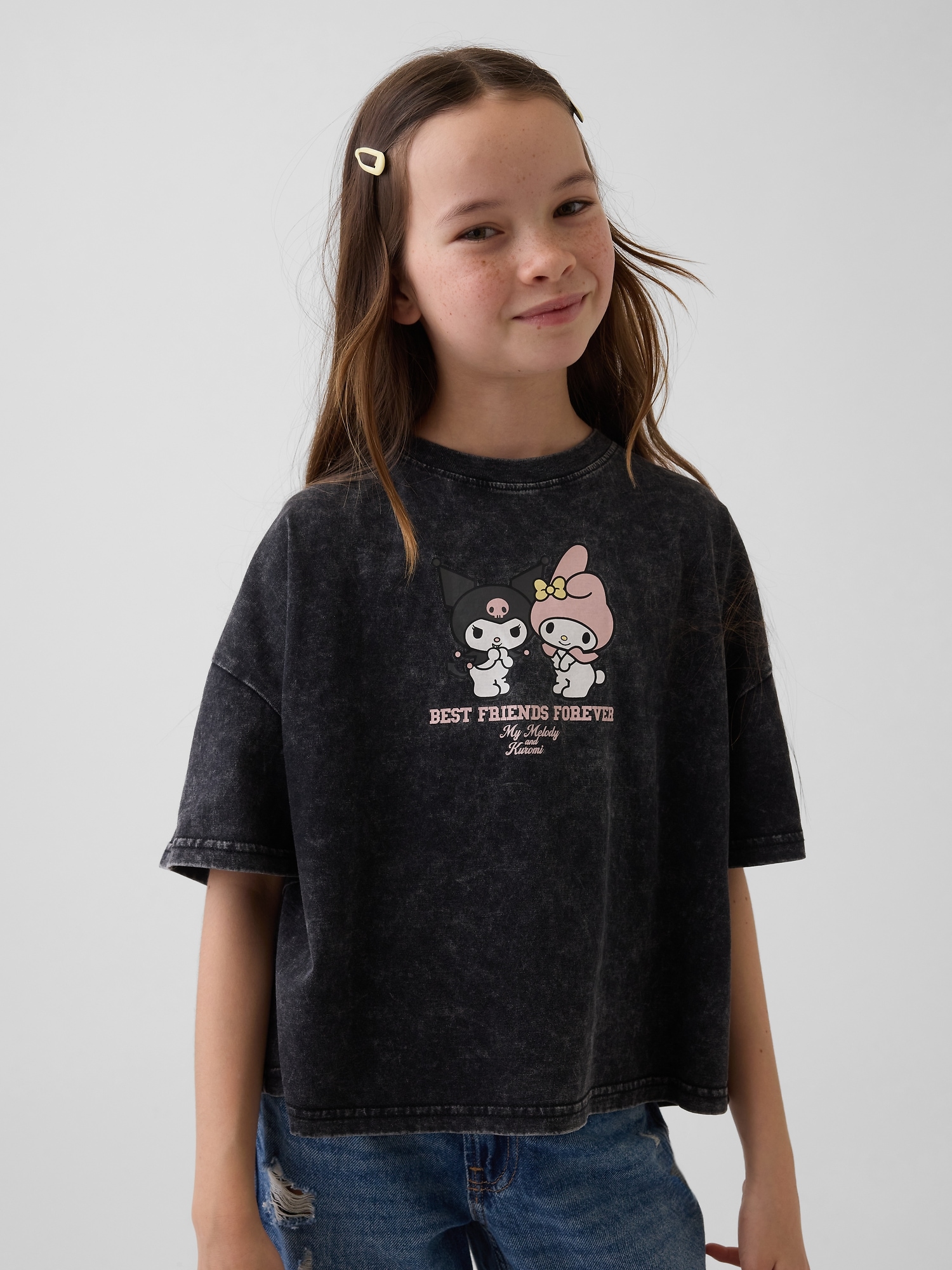 Kids Sanrio Oversized Graphic T-Shirt
