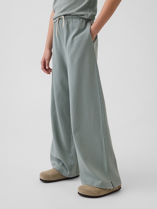 Image number 3 showing, Kids Relaxed Wide-Leg Pants