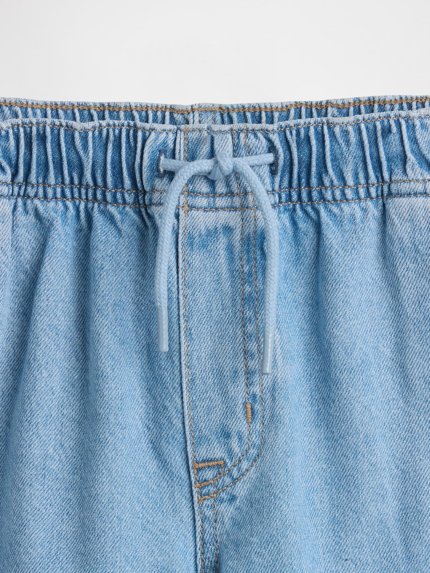 Детские джинсы Gap Kids High Rise Stride Easy Wide-Leg Ankle Jeans — фото 6