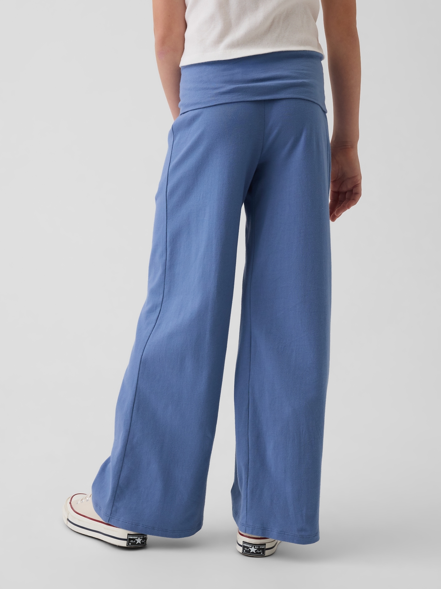 Kids Wide-Leg Foldover Leggings