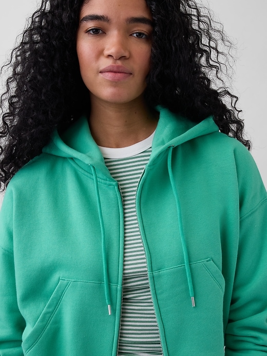 Image number 4 showing, VintageSoft Wedge Zip Hoodie