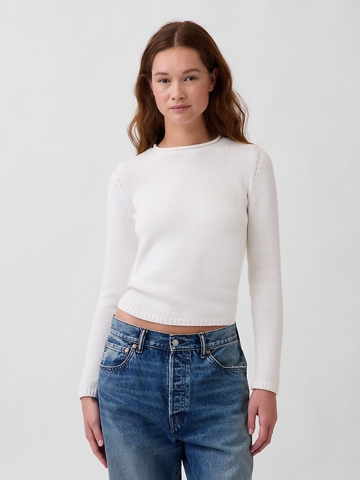 100% Cotton Rollneck Sweater