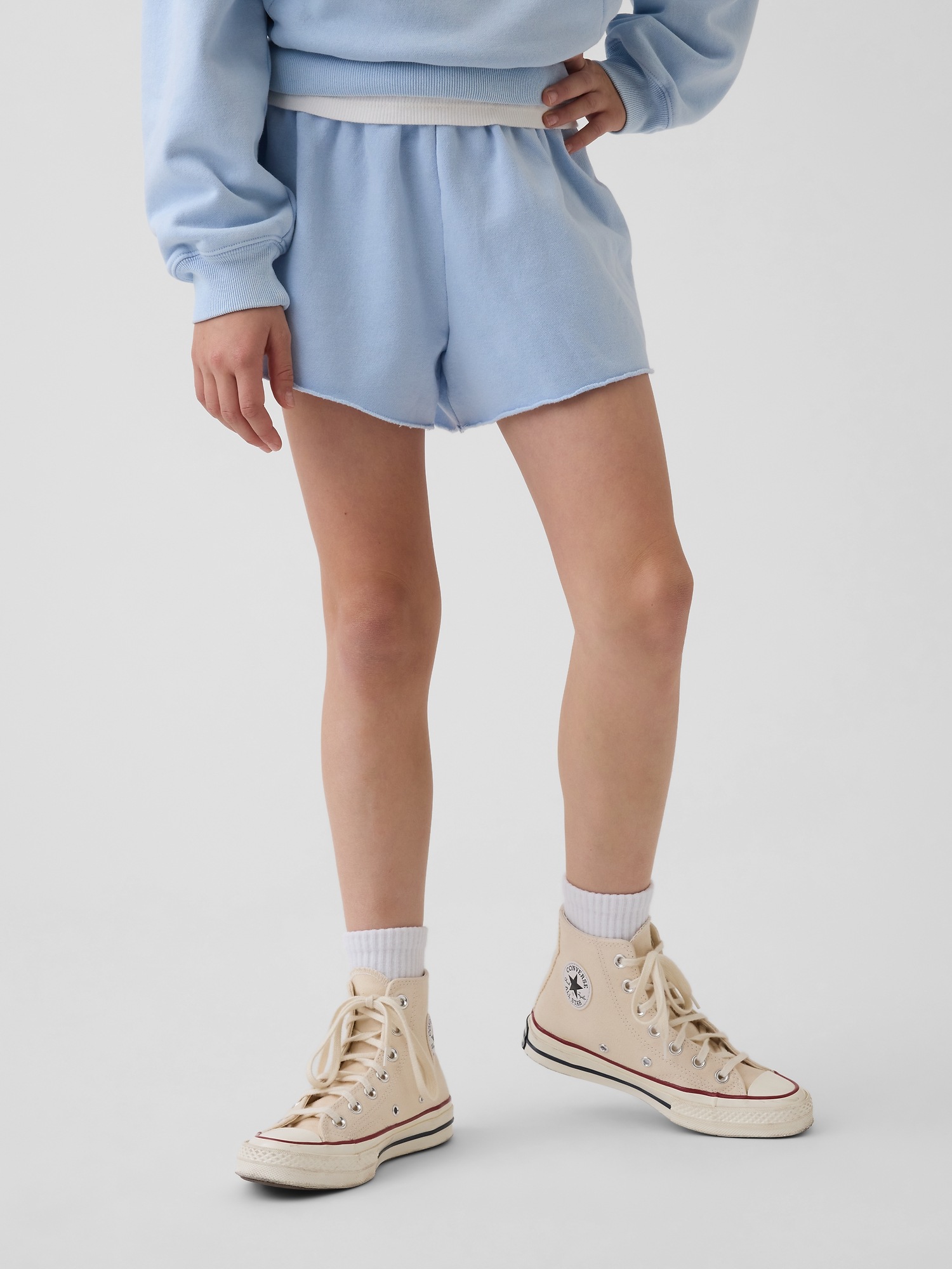Детские шорты Gap Kids VintageSoft Relaxed Sweat Shorts — фото 3