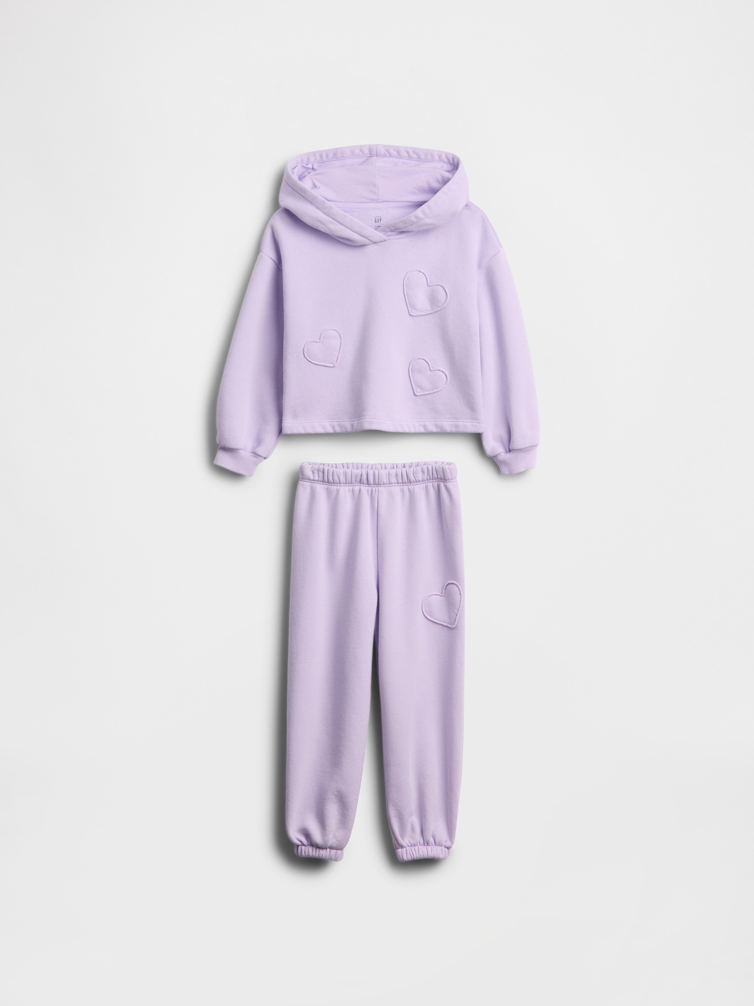Комплект одежды для малышей Gap VintageSoft с худи, цвет: Лавандовый — фото 2