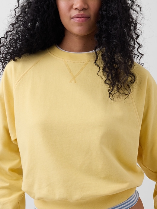 Image number 4 showing, VintageSoft Terry Raglan Sweatshirt