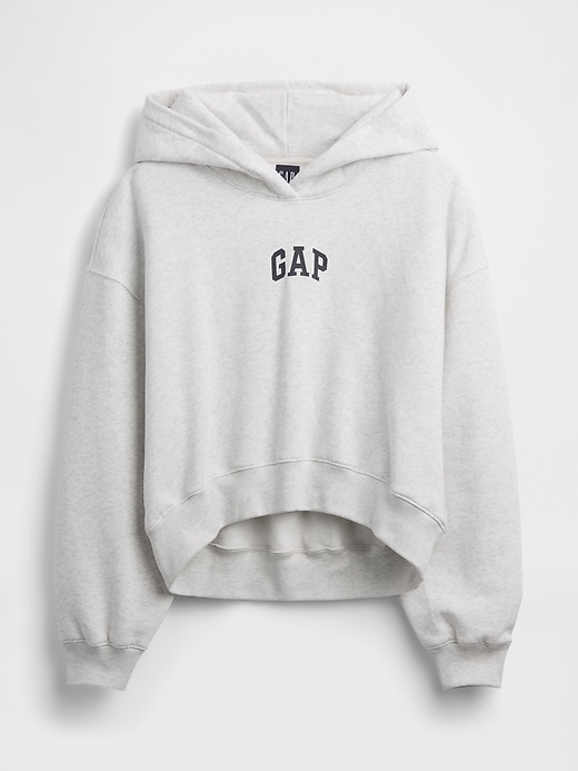 Image number 5 showing, VintageSoft Oversized Crop Logo Hoodie