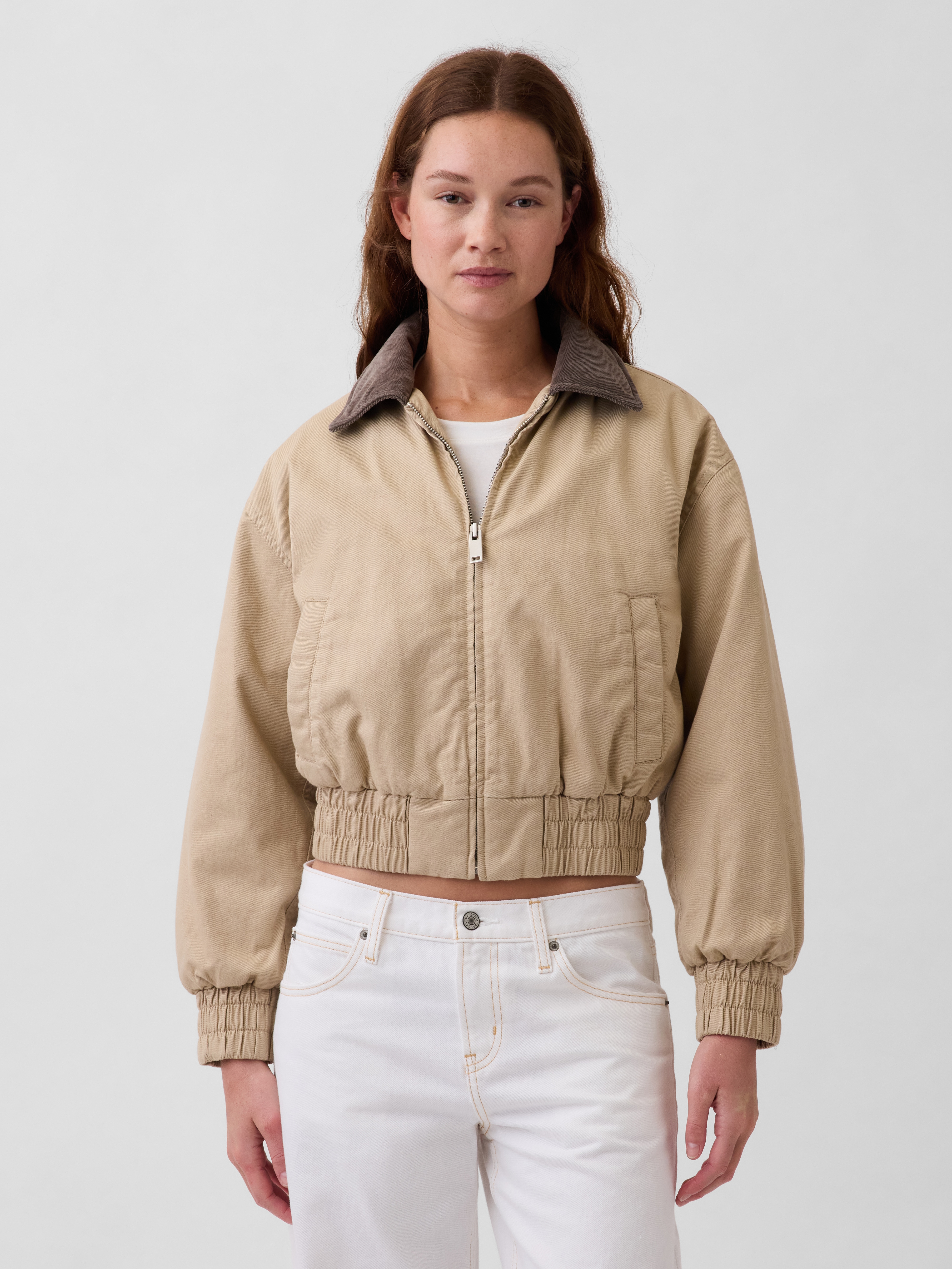 Oversized Bomber Jacket